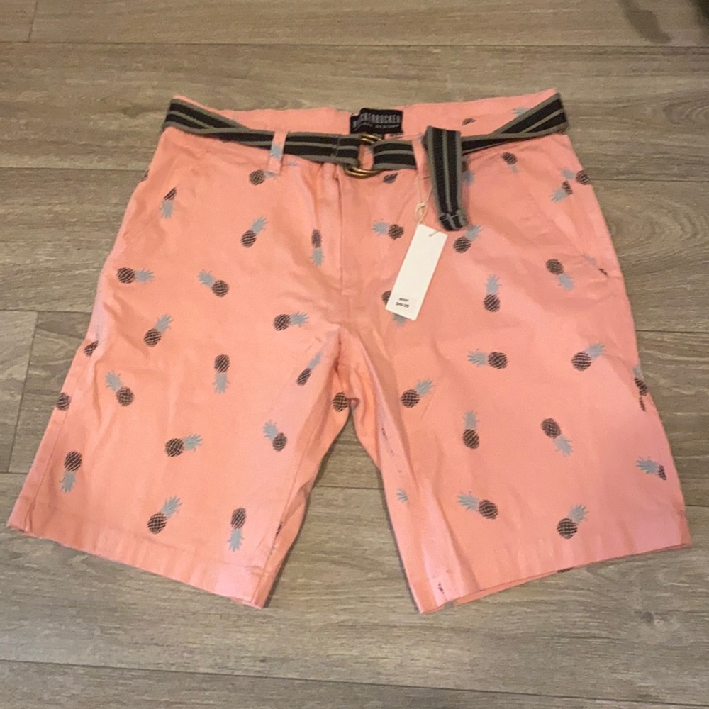 Men Knickerbocker Pineapple Shorts